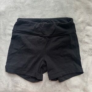 Black athletes girl shorts